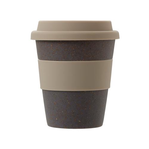 Стакан с силиконовой крышкой Cafe; - купить подарки с логотипом в Воронеже