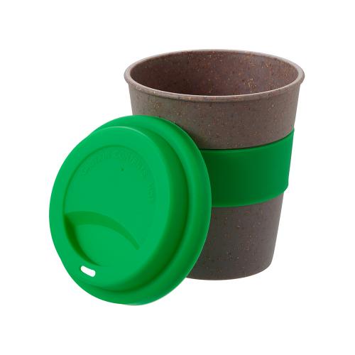 Стакан с силиконовой крышкой Cafe; - купить необычные сувениры в Воронеже