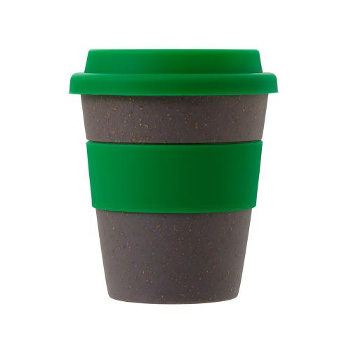 Стакан с силиконовой крышкой Cafe; - купить подарки с логотипом в Воронеже