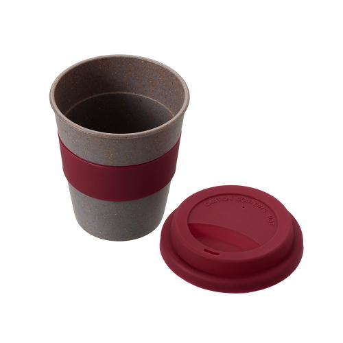 Стакан с силиконовой крышкой Cafe; - купить необычные подарки в Воронеже