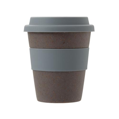 Стакан с силиконовой крышкой Cafe; - купить подарки с логотипом в Воронеже