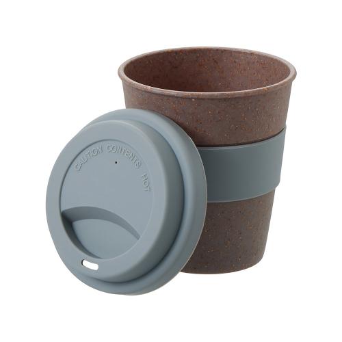 Стакан с силиконовой крышкой Cafe; - купить необычные сувениры в Воронеже