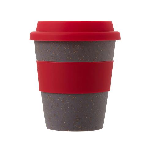 Стакан с силиконовой крышкой Cafe; - купить подарки с логотипом в Воронеже