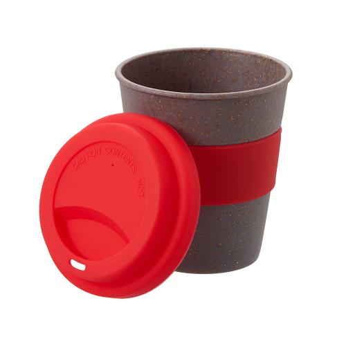 Стакан с силиконовой крышкой Cafe; - купить необычные сувениры в Воронеже