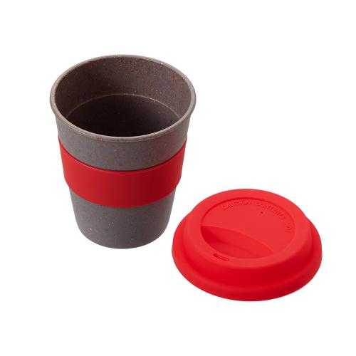 Стакан с силиконовой крышкой Cafe; - купить необычные подарки в Воронеже