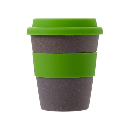 Стакан с силиконовой крышкой Cafe; - купить подарки с логотипом в Воронеже