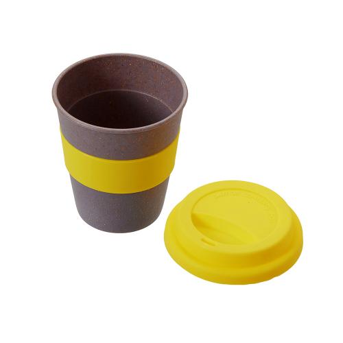 Стакан с силиконовой крышкой Cafe; - купить необычные подарки в Воронеже