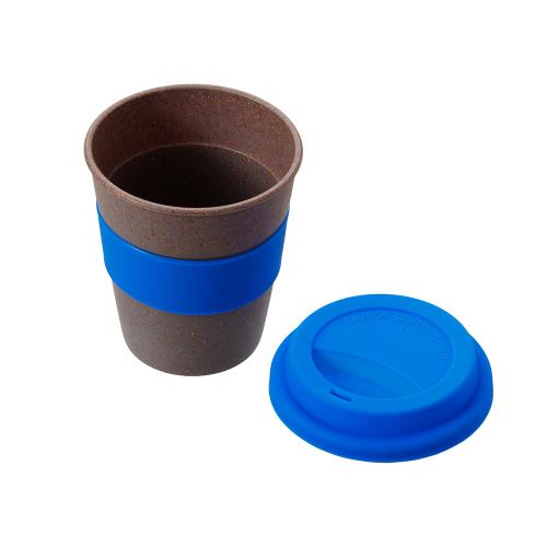 Стакан с силиконовой крышкой Cafe; - купить необычные подарки в Воронеже