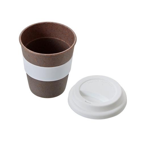 Стакан с силиконовой крышкой Cafe; - купить необычные подарки в Воронеже