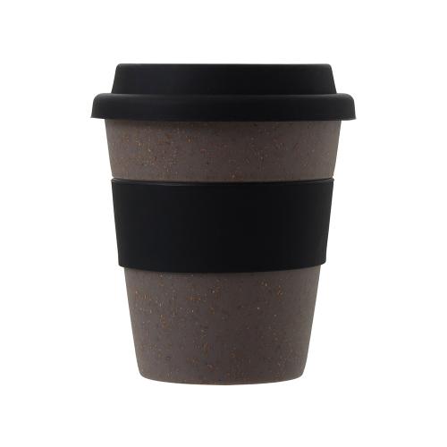 Стакан с силиконовой крышкой Cafe; - купить подарки с логотипом в Воронеже