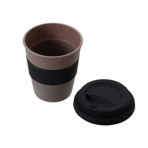 Стакан с силиконовой крышкой Cafe; - купить необычные подарки в Воронеже