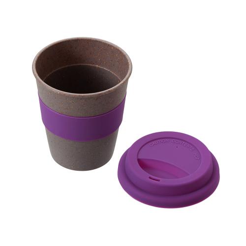 Стакан с силиконовой крышкой Cafe; - купить необычные подарки в Воронеже