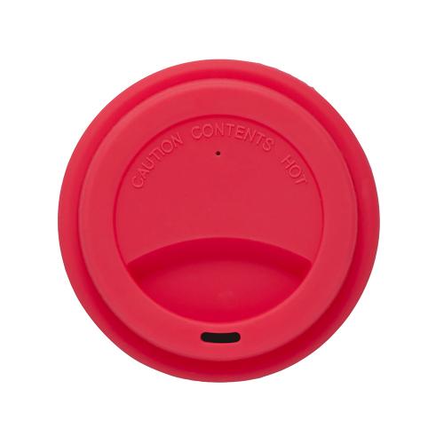 Стакан с силиконовой крышкой Cafe; - купить именные сувениры в Воронеже