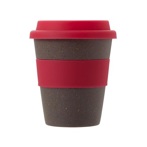 Стакан с силиконовой крышкой Cafe; - купить подарки с логотипом в Воронеже