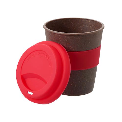 Стакан с силиконовой крышкой Cafe; - купить необычные сувениры в Воронеже