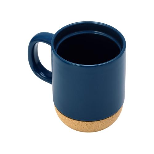 Кружка Denpasar с пробковым дном и крышкой, цветная с двух сторон; - купить именные сувениры в Воронеже