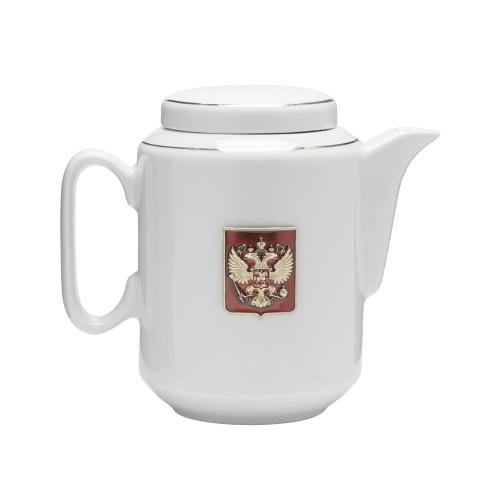 Чайный набор с подстаканником и фарфоровым чайником ЭГОИСТ-Л; - купить необычные сувениры в Воронеже