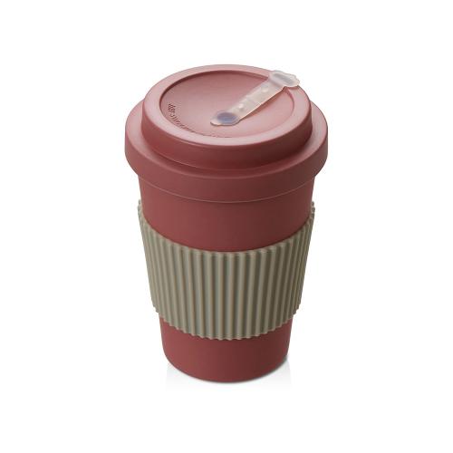 Термокружка Muffin из натуральных волокон, пыльно-розовый