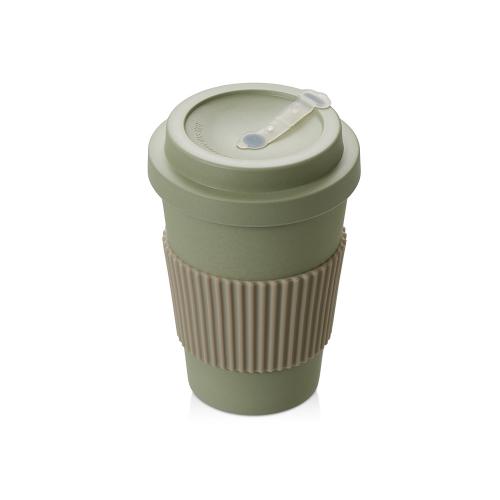 Термокружка Muffin из натуральных волокон, оливковый