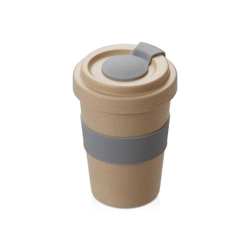 Стакан из пшеничного волокна Flava, серый