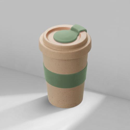 Стакан из пшеничного волокна Flava, olive