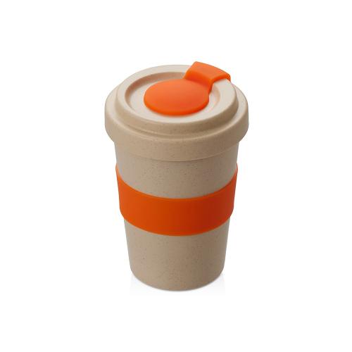 Стакан из пшеничного волокна Flava, оранжевый 021C