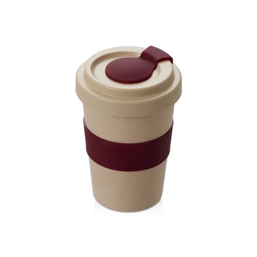 Стакан из пшеничного волокна Flava, burgundy