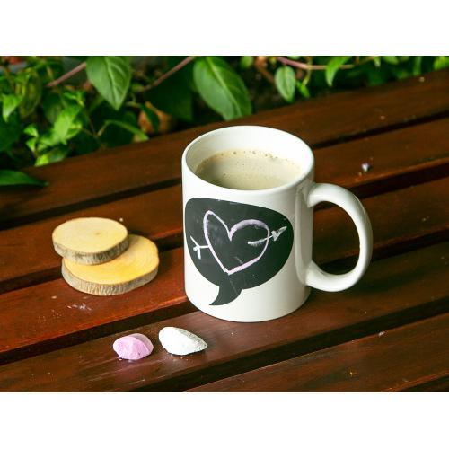 Кружка с покрытием для рисования мелом  Tiza; - купить именные сувениры в Воронеже