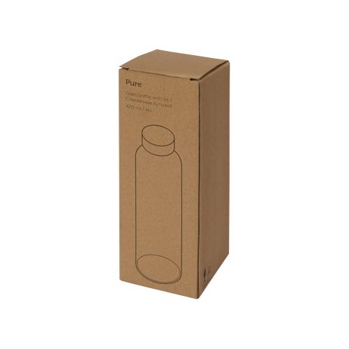 Бутылка для воды Pure c чехлом, 420 мл; - купить подарки с логотипом в Воронеже