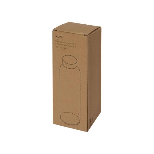 Бутылка для воды Pure c чехлом, 420 мл; - купить подарки с логотипом в Воронеже