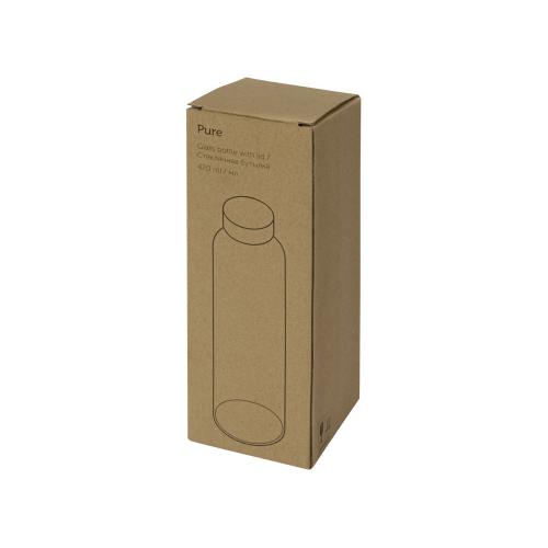 Бутылка для воды Pure c чехлом, 420 мл; - купить подарки с логотипом в Воронеже