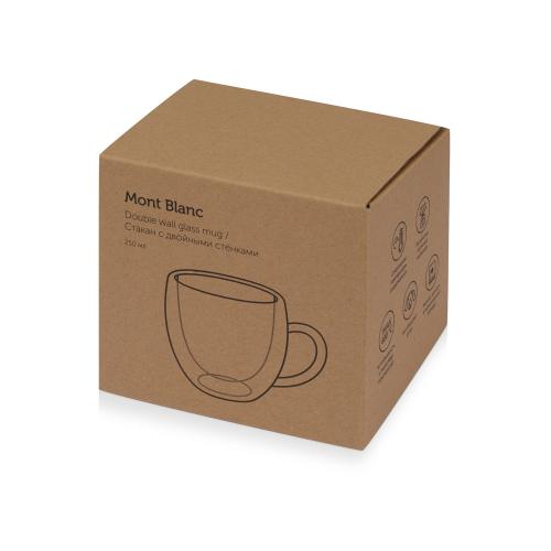Кружка с двойными стенками Mont Blanc полукруглый; - купить подарки с логотипом в Воронеже
