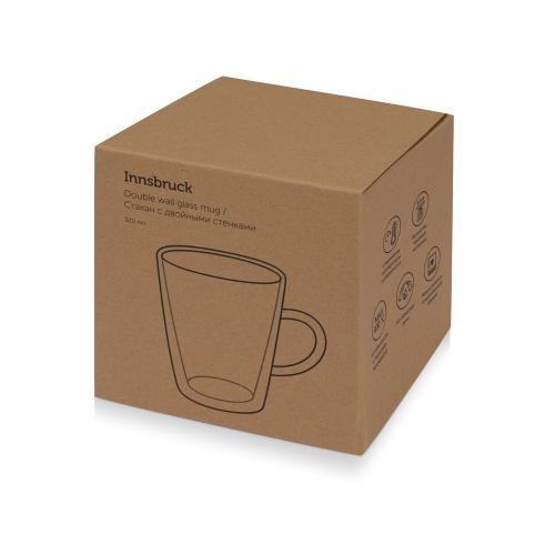 Кружка с двойными стенками Innsbruck конусообразный; - купить подарки с логотипом в Воронеже