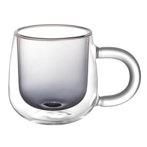 Кружка с двойными стенками с широкой ручкой и градиентным покрытием Fog; - купить необычные подарки в Воронеже