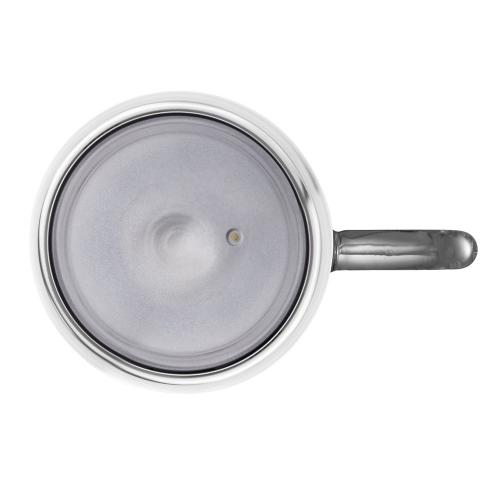 Кружка с двойными стенками с широкой ручкой и градиентным покрытием Fog; - купить именные сувениры в Воронеже