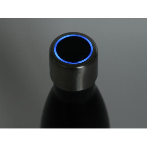 Вакуумная термобутылка с УФ-стерилизацией Photon, черный; - купить подарки с логотипом в Воронеже