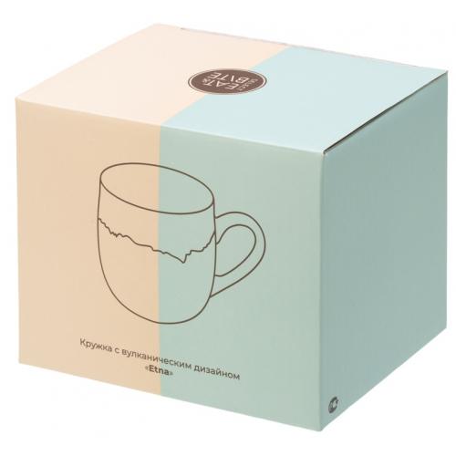 Кружка с вулканическим эффектом по краю Etna, 440 мл; - купить именные сувениры в Воронеже