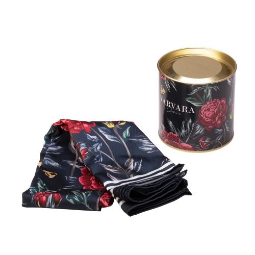 Платок Русские сезоны темно-синий. Varvara; - купить необычные подарки в Воронеже