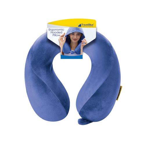 Подушка для путешествий с эффектом памяти, с капюшоном Hooded Tranquility Pillow; - купить необычные подарки в Воронеже