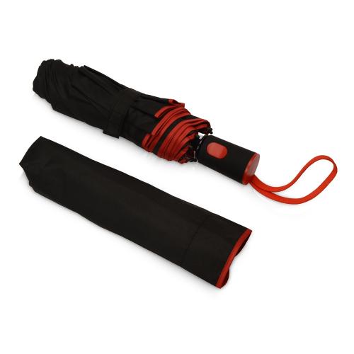 Зонт-полуавтомат складной Motley с цветными спицами; - купить необычные сувениры в Воронеже