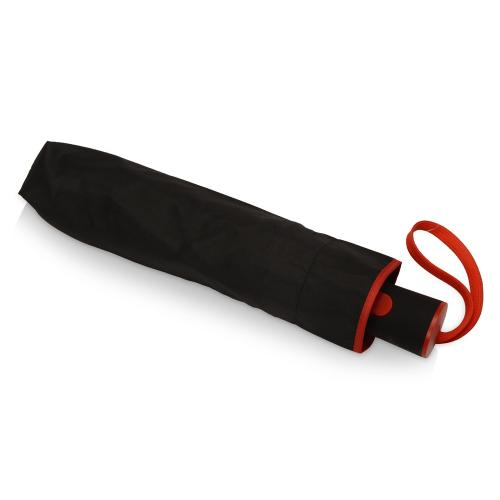 Зонт-полуавтомат складной Motley с цветными спицами; - купить именные сувениры в Воронеже