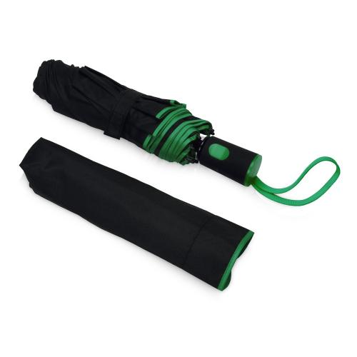 Зонт-полуавтомат складной Motley с цветными спицами; - купить необычные сувениры в Воронеже