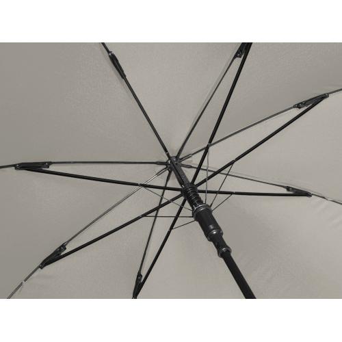 Зонт-трость Reviver с куполом из переработанного пластика; - купить подарки с логотипом в Воронеже