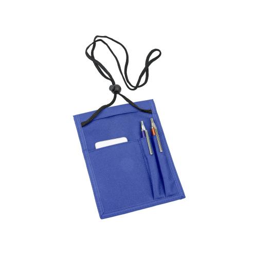 Нагрудное дорожное портмоне со шнурком; - купить подарки с логотипом в Воронеже