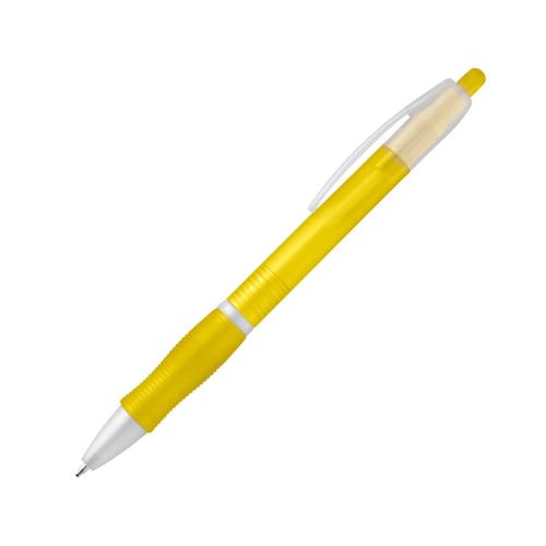 SLIM. Шариковая ручка с противоскользящим покрытием, Желтый