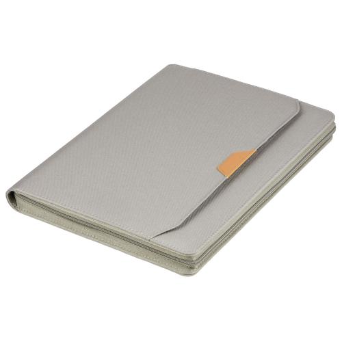 Портфолио А4 из RPET на молнии Harvey, 40 л FSC бумаги; - купить необычные подарки в Воронеже