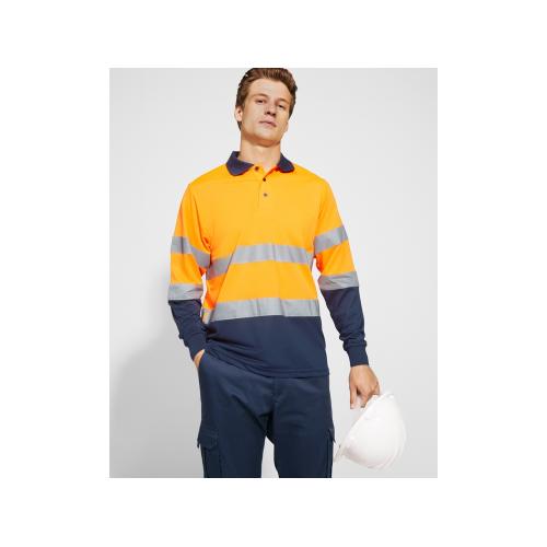 Поло Polaris мужское c длинным рукавом; - купить подарки с логотипом в Воронеже