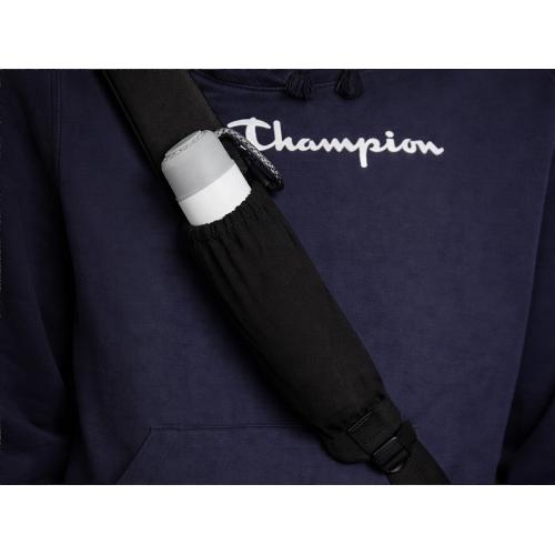 Сумка-слинг Nomad на одно плечо из водостойкого переработанного пластика; - купить подарки с логотипом в Воронеже