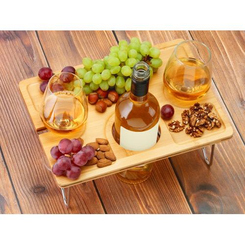 Набор для пикника Fabar сумка-холодильник и бамбуковый столик на ножках; - купить необычные сувениры в Воронеже