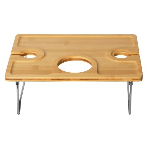 Набор для пикника Fabar сумка-холодильник и бамбуковый столик на ножках; - купить необычные подарки в Воронеже